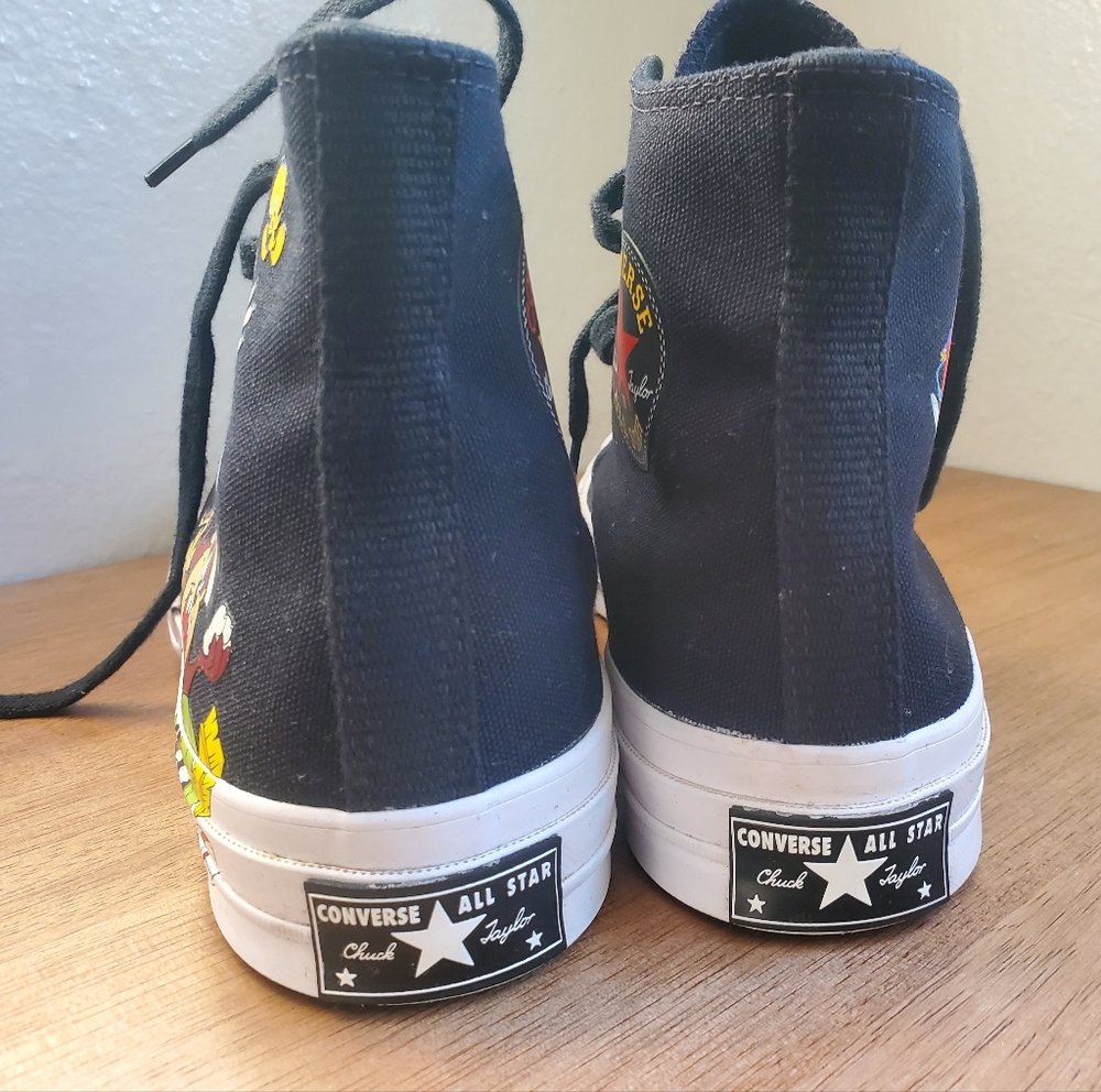 KITH x Looney Tunes x Chuck Taylor All Star 1970 High 'Black'Favorite Men 8.5 - Picture 4 of 9